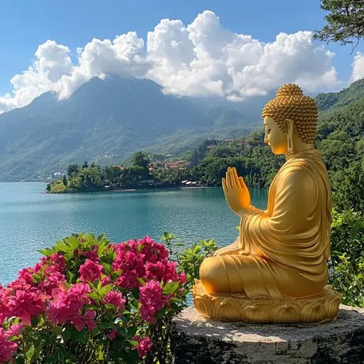 Pure Land landscape – 49 Days After Death Buddhist journey